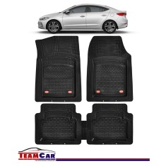 Covorase Auto TeamCar&reg; Hyundai Elantra VI (2015-2020) - Cauciuc Tip Tavita