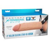Fantasy X-Tensions Elite-Strap-on Gol din Silicon 20,3 cm