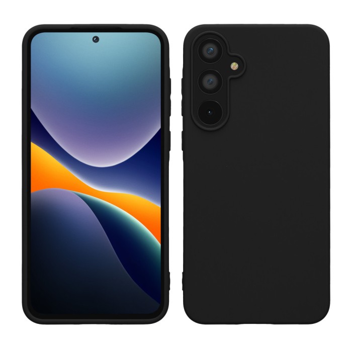 Husa Kwmobile pentru Samsung Galaxy A55, Negru, Silicon, KWM000021MG001C