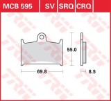 Set placute frana TRW MCB595 - Suzuki GSXR-R 400 - GSX-R 750-1100 - Triumph Daytona - Trophy - Sprint 600-2300 - Yamaha TZ 250