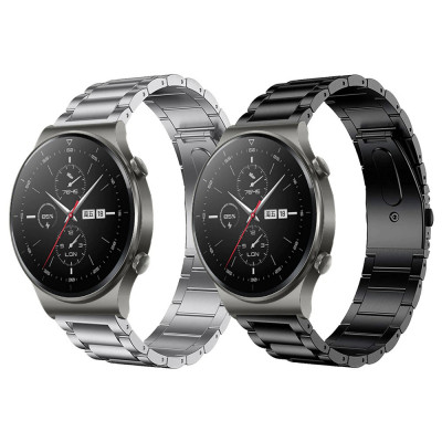 Curea metalica 22mm pt ceas Huawei Watch GT, GT 2, GT 2 Pro, GT 2e foto