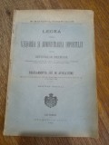 Legea pentru Asedarea si Administrarea Impositului asupra Bauturilor Spirtoase, 1902 / R2S