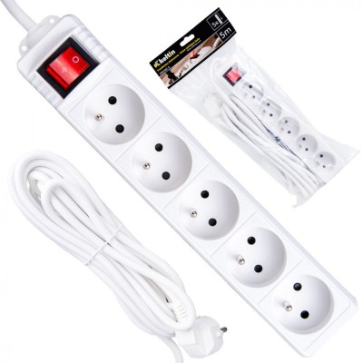 Prelungitor electric cu 5 prize, 5 m, Keltin K00246C-B foto