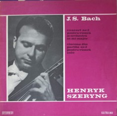 Disc vinil, LP. CONCERT NR.2 PENTRU VIOARA SI ORCHESTRA IN MI MAJOR. CIOCONA DIN PARTITA NR.2 PENTRU VIOARA-218326