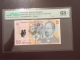 Romania 10 lei 2024 pick 119m grad 68 pmg