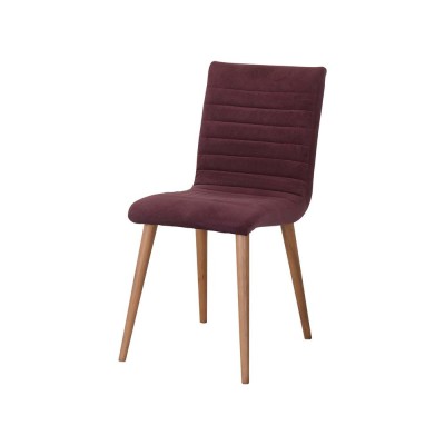 Scaun bordo din catifea sau piele ✔ model RIGA foto