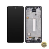 Display cu Touchscreen Samsung Galaxy A52 5G A526 / A52 A525 cu Rama Negru Service Pack GH82-25524A