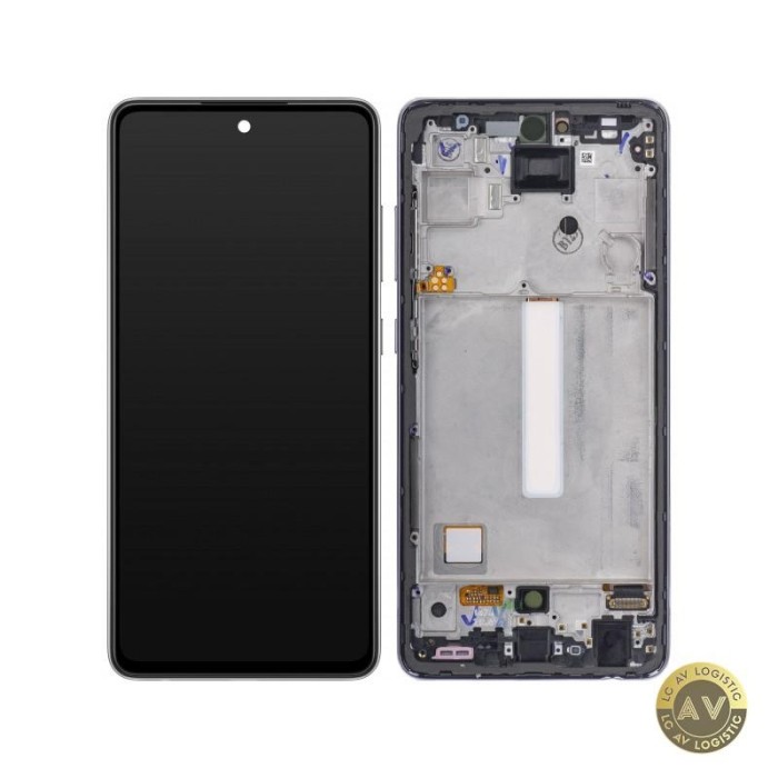 Display cu Touchscreen Samsung Galaxy A52 5G A526 / A52 A525 cu Rama Negru Service Pack GH82-25524A