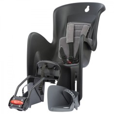 Scaun Bicicleta Copii Polisport Bilby Maxi RS - Negru-Gri Ultimate FactoryBikes