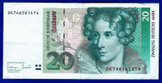 (9) BANCNOTA GERMANIA - 20 MARK 1993 (1 OCTOMBIRIE 1993), PRE-EURO foto