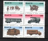 Brazilia 1978 - Transport, posta, serie neuzata