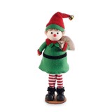Figurina Elf textil multicolor II 6x24 cm