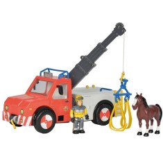 Masina de Pompieri Simba Fireman Sam Phoenix cu Figurina si Cal foto