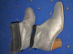 Botine piele naturala foto