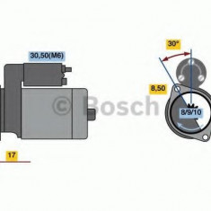 Starter MERCEDES VANEO (414) (2002 - 2005) BOSCH 0 986 018 570