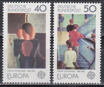 Germania 1975 - EUROPA - Tablouri, MNH foto