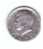 Moneda SUA 1/2 dollar/dolar 1973 D, stare buna, curata, America de Nord, Cupru-Nichel