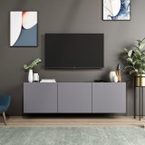Cumpara ieftin Comoda TV Alb - Antracit