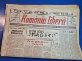 ziarul romania libera 10 ianuarie 1990 - articole revolutia romana