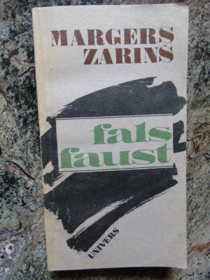 MARGERS ZARINS - FALS FAUST, 1988 foto