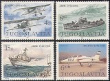 Iugoslavia 1982 - Aviatia, marina, avioane, vapoare, serie neuzata