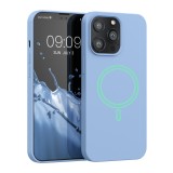 Husa pentru Apple iPhone 13 Pro, Silicon, Albastru, 56560.58, kwmobile, Carcasa