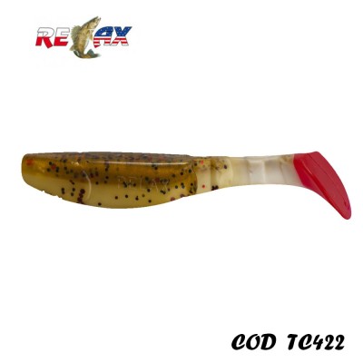 Shad Relax Kopyto 4L TriColor 422 10cm 14g 4buc/plic foto