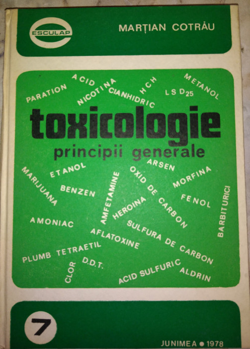 Toxicologie: Principii generale-Martian Cotrau