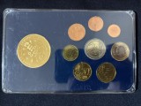 Euro set - Grecia 2002-2006 + medalie comemorativă , UNC