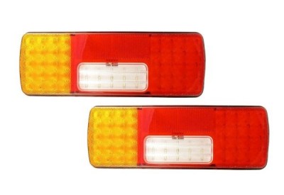 2 x 65 Led lumini spate pentru camion remorca caravana 12v 24v foto