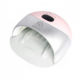 Cumpara ieftin Lampa LED/UV profesionala G8 pentru manichiura, Global Fashion, ecran digital, timer, culoare roz