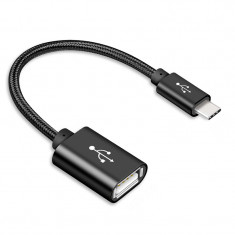 Adaptor OTG USB - Tip C (Negru) foto