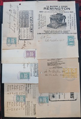 TURCIA, clasic lot fiscale,documente etc.-stampilate foto