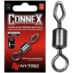 Vartej NYTRO Mixed Eye Feeder Swivel, Nr.10, 10buc/pac foto