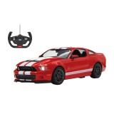 Masina cu telecomanda Ford Shelby GT500 Rastar, 32.3 x 14.8 x 13.9 cm, 10 km/h, tractiune 2 WD, anvelope cauciuc, Rosu