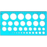 Șablon 25 cm, 36 cercuri Rio - ***