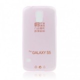 Husa Silicon Ultra Slim Sam Galaxy S5 Mini G800 Roz