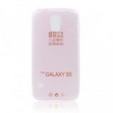 Husa Silicon Ultra Slim Sam Galaxy S5 Mini G800 Roz