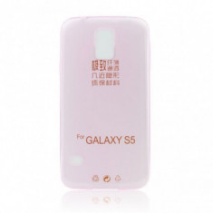 Husa Silicon Ultra Slim Sam Galaxy S5 Mini G800 Roz