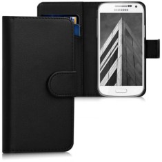 Husa pentru Samsung Galaxy S4 Mini, Piele ecologica, Negru, 14312.01 foto