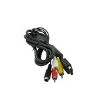 Cablu S-Video AV + RCA (composite) 1.8M PS2 PS3