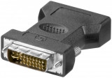 Adaptor analogic DVI/VGA, DVI (24+5) tata -VGA mama Goobay