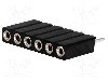 Conector 6 pini, seria {{Serie conector}}, pas pini 2.54mm, CONNFLY - DS1002-03-1*6131