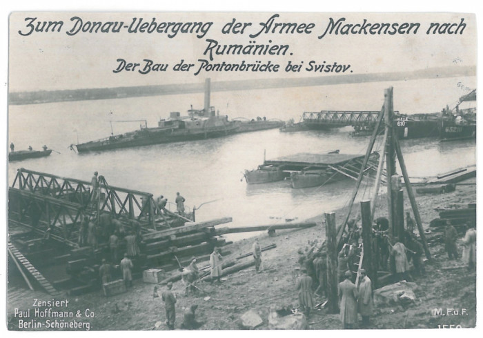3687 - The crossing of the Danube by Mackensen&#039;s army from SVISTOV to ZIMNICEA