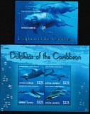 Cumpara ieftin Antigua &amp; Barbuda 2013 - FAUNA MARINA - DELFINI - Nestampilat