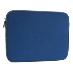 Geanta laptop 13inch, fermoar inchidere, neopren, 33 x 24 x 1,7 cm, albastru