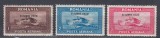 ROMANIA 1930 LP 84 C.RAIU FILIGRAN VERTICAL POSTA AERIANA CU SUPRATIPAR 8 IUNIE 1930 GUMA ORIGINALA SERIE SARNIERA