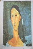 Amedeo Modigliani - Portretul Annei Zborowska, litografie originala