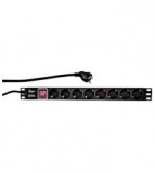 Cumpara ieftin Pdu 8P Schuko Aluminiu 1U + Cablu 2M