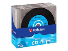 CD-R Verbatim 700 MB, 80min, 52x Vinyl (10buc.) foto